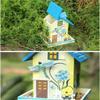 GOOPEEG Wooden Bird Feeder for Outdoor Areas, Yards, and Gardens (B) view 4