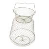 Collapsible Wire Fish Basket, 1 Pc., Galvanized Iron view 1