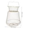 Collapsible Wire Fish Basket, 1 Pc., Galvanized Iron view 2