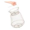 Collapsible Wire Fish Basket, 1 Pc., Galvanized Iron view 3