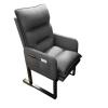 Modern Adjustable Reclining Lounge Chair Sofa, Elevated Gray view 1