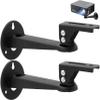 Aokicase Mini Projector/Camera Wall Mount, 360° Rotatable, Adjustable 7.8-Inch Metal Bracket, Black, 2-Pack view 1