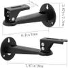 Aokicase Mini Projector/Camera Wall Mount, 360° Rotatable, Adjustable 7.8-Inch Metal Bracket, Black, 2-Pack view 2
