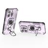 SORAKA Case for iPhone 15 Pro with 360° Rotating Metal Stand and Magnetic Plate view 3