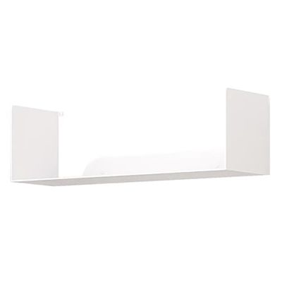 U-Shaped Floating Wall Shelf, 40 x 20 x 15 cm, White