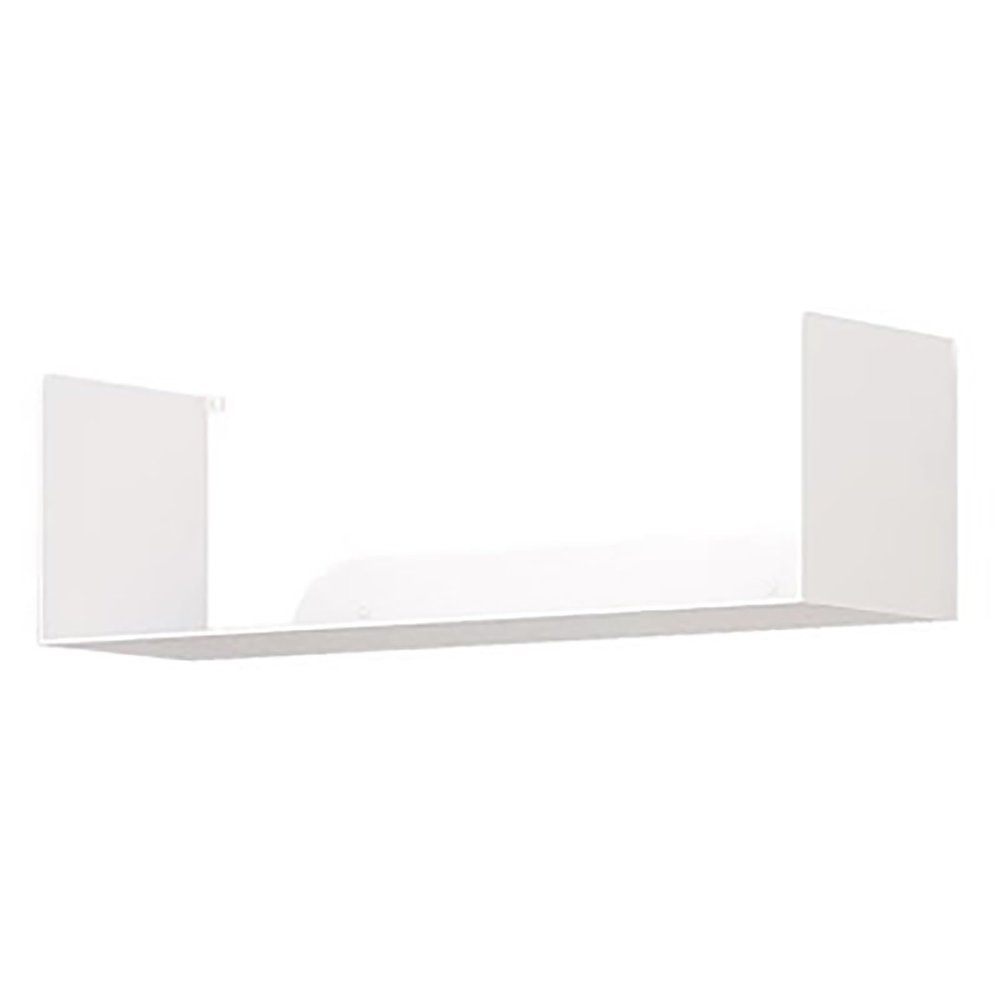 U-Shaped Floating Wall Shelf, 40 x 20 x 15 cm, White