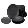 CreaTable 24414 Vesuvio Black 18-Piece Stoneware Dinnerware Set for 6, Made in Portugal view 1