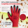 Covent Vip-er Red Men's Work Gloves, Size 9, 240-Pack - EN388 view 4