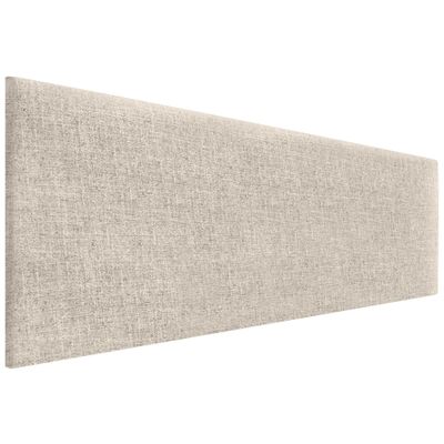 DHOME Natural Linen Upholstered Headboard, Smooth, Modern, 135 cm
