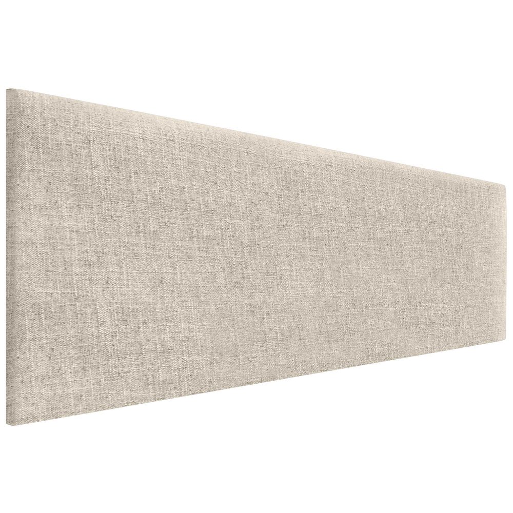 DHOME Natural Linen Upholstered Headboard, Smooth, Modern, 135 cm
