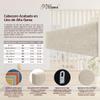 DHOME Natural Linen Upholstered Headboard, Smooth, Modern, 135 cm view 2