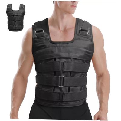 Adjustable 50 kg Oxford Fabric Weighted Vest for Women and Men