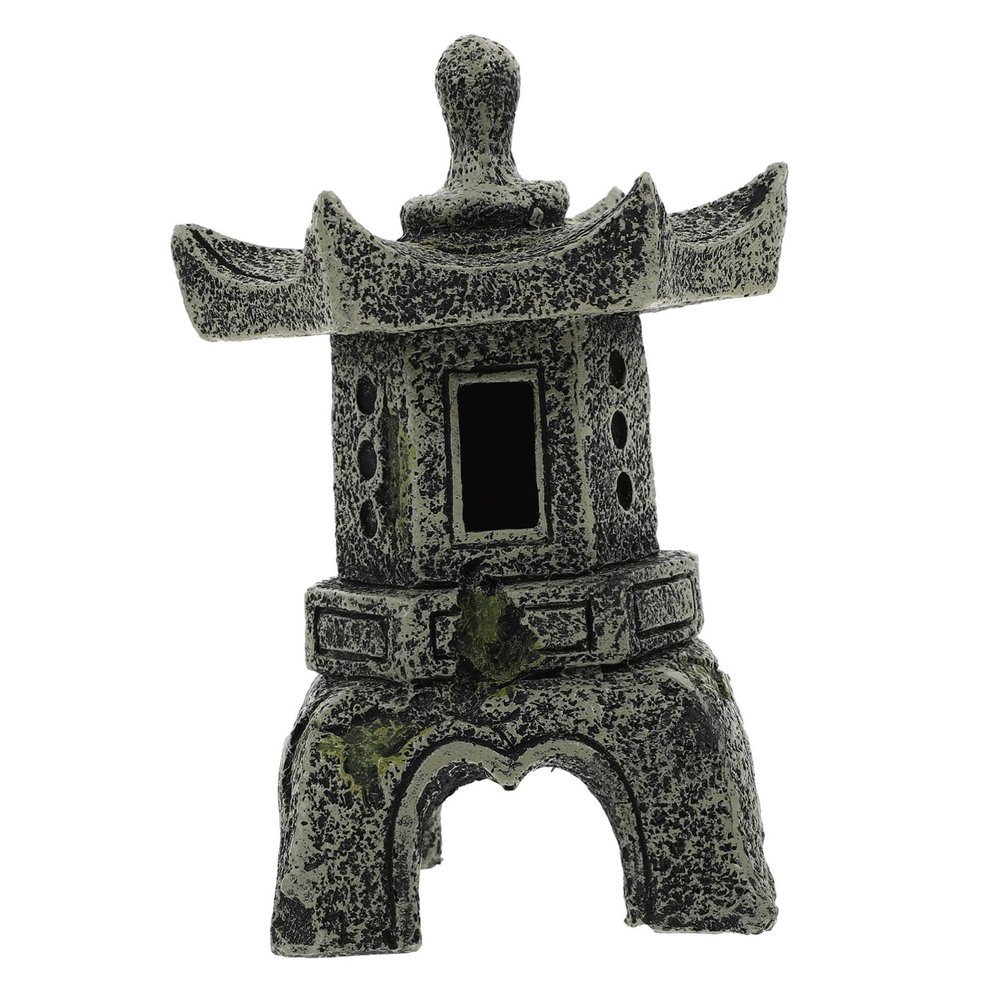 TOYANDONA Resin Tower Statue for Garden Décor, Classic Outdoor Design