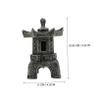 TOYANDONA Resin Tower Statue for Garden Décor, Classic Outdoor Design view 3