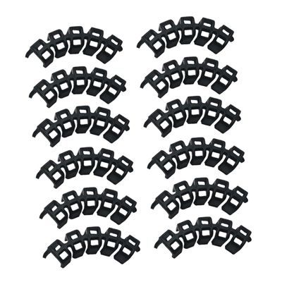 ibasenice 100-Piece Reusable 90-Degree Plastic Tomato Plant Bending Clips
