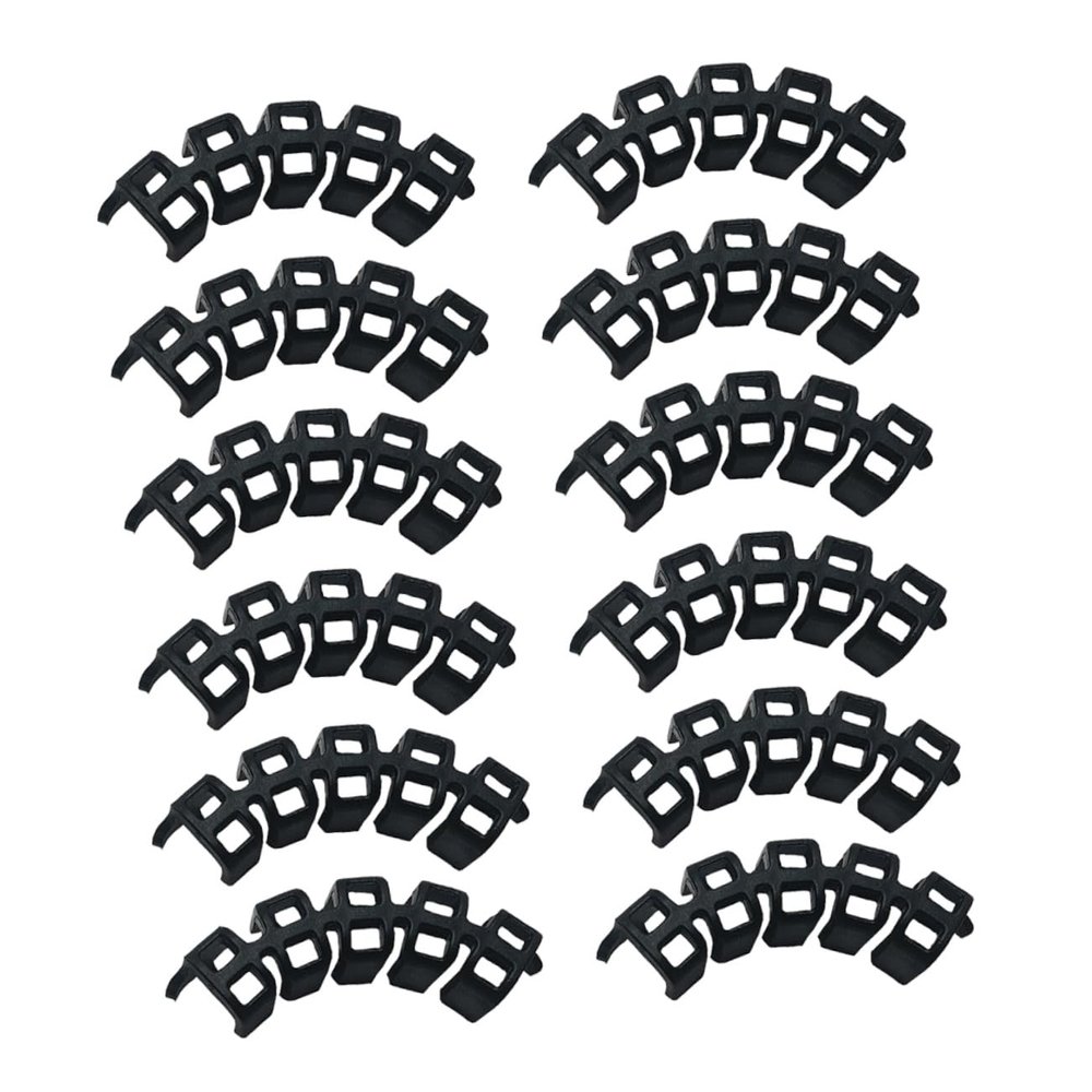 ibasenice 100-Piece Reusable 90-Degree Plastic Tomato Plant Bending Clips