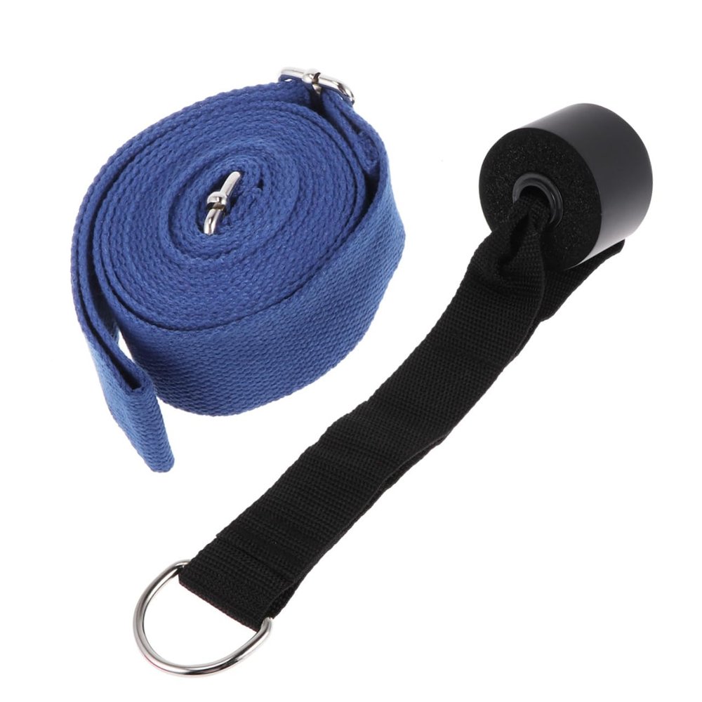 UPKOCH Blue Elastic Polyester Yoga and Foot Stretch Band