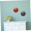 EXAOMBLE 2-Piece Iron Wall-Mounted Ball and Hat Storage Rack view 3