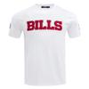 Pro Standard Men's NFL Buffalo Bills Classic Chenille Short-Sleeve T-Shirt, White, XL view 1