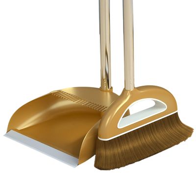 Broom and Dustpan Set for Cleaning, Sweeping, and Dusting