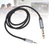 Srliya 3.5 mm to 6.35 mm Stereo Cable, 1 m, 24K Gold-Plated Plugs view 4
