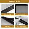 Made-to-Measure Magnetic Insect Screen for Windows, 124 x 104 cm, Black view 2
