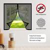 Made-to-Measure Magnetic Insect Screen for Windows, 124 x 104 cm, Black view 4
