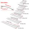 ZHENGQIAN Door Awning, Outdoor Canopy for Patio and Garden, 100 x 300 cm (39 x 118 in) view 2