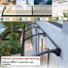 ZHENGQIAN Door Awning, Outdoor Canopy for Patio and Garden, 100 x 300 cm (39 x 118 in) view 3