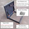 Durable Galvanized, Powder-Coated Steel Roof Hatch with Gas Strut and Rubber Seal view 4