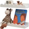 Gieanoo Wooden Picture Ledge, 30 cm, Scalloped Floating Shelves, Set of 2 view 1