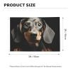 Flag, 2 x 3 ft, Double-Sided Outdoor Flag with 2 Grommets, Dachshund Design, Polyester, All-Season Yard Decoration view 3