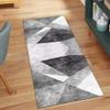 QQrunner Gray Geometric Kitchen Runner Rug, Non-Slip, 80 x 280 cm view 1