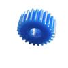 Cylindrical Gear, 2 Module, 20 mm Thick, 10 mm Bore, 35 Teeth, Blue Nylon view 3