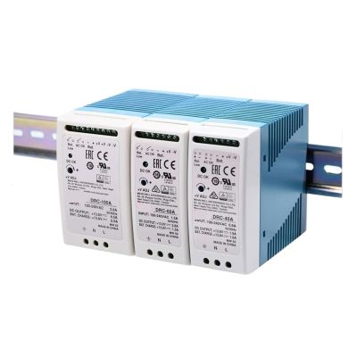 CLEUFWKO 24 V 40A/40B/60A/60B/100A/100B/180A/180B DIN-Rail Switching Power Supply, Single Output (DRC-60B)