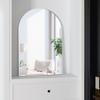 CASSILANDO Arched Wall Mirror, 50 x 75 cm, Silver view 2