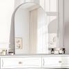 CASSILANDO Arched Wall Mirror, 50 x 75 cm, Silver view 3