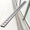 AVLLSO Shallow Drainage Channel for Garden & Patio, 1–12 m Length, 35–100 mm Wide, Driveway/Entryway Drain (6 m/19.6 ft, 7 × 5 cm/2 3/4 × 2 in) view 1