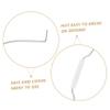Silver Replacement Bucket Handles, Galvanized Iron, 2 Pieces view 4