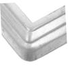 NUOBESTY 4-Pack Silver Steel Fence Post Base Covers, Lightweight and Sturdy, for Balconies and Stairs view 3
