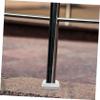 NUOBESTY 4-Pack Silver Steel Fence Post Base Covers, Lightweight and Sturdy, for Balconies and Stairs view 4