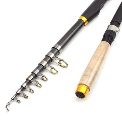 ZGYOZMNG Multifunctional Telescopic Fishing Rod and Set, 1.8–3.6 m, Carbon, Option A 3.0 m