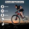 IHLOOTD Reflective Trouser Bands for Cycling, Elastic Bands with Hook-and-Loop Closure, 4-Pack view 4