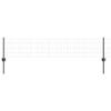 vidaXL Euro Fence with Posts 10 x 0.4 m PVC-Coated Steel Gray view 1