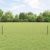vidaXL Euro Fence with Posts 10 x 0.4 m PVC-Coated Steel Gray view 2