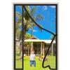 Magnetic Fly Screen Door Curtain, Side Opening, 80 x 200 cm, Black view 1