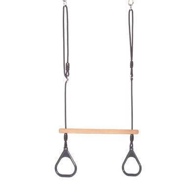 DICE Ring Trapeze with Plastic Rings, Anthracite