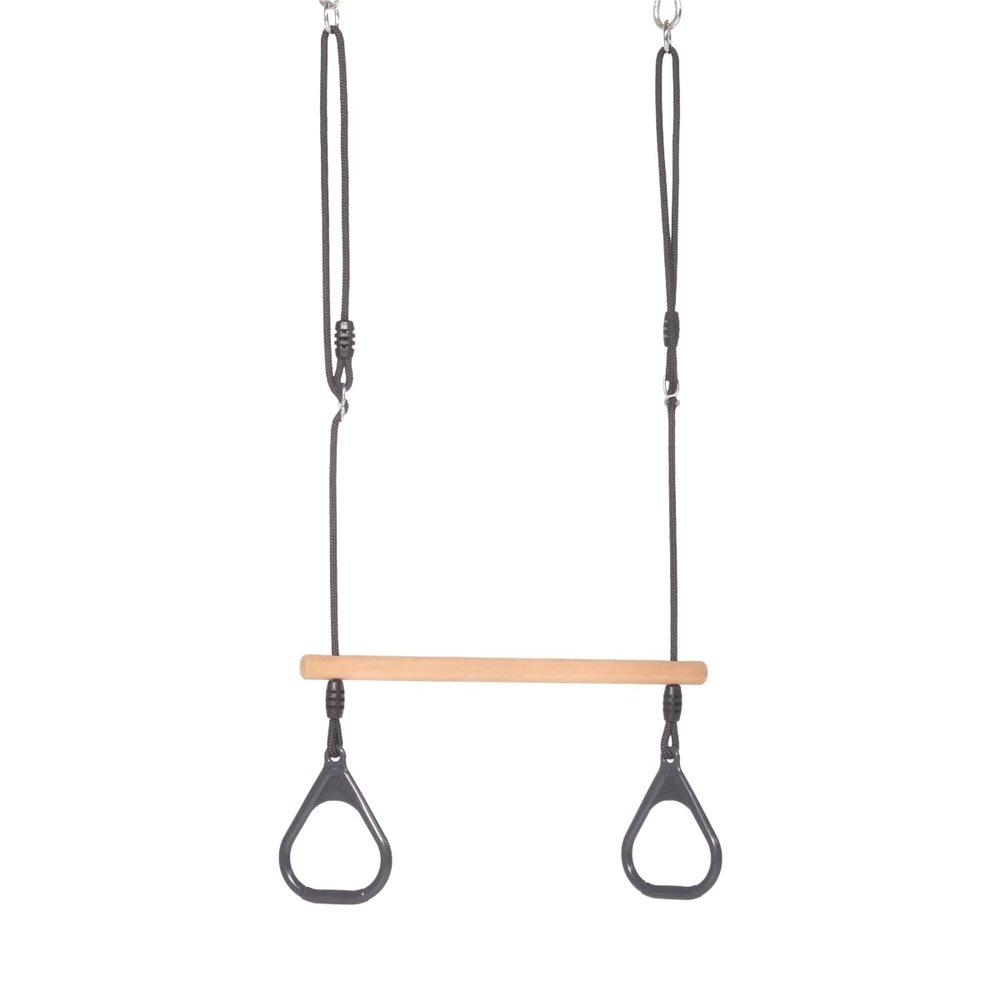 DICE Ring Trapeze with Plastic Rings, Anthracite