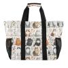 linqin Aesthetic Forests Cats Utility Tote Bag for Car Trunks, Foldable Canvas Grocery Bag with Compartments, 1 Size view 1