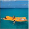 Swimming Mat, Floating Water Mat, Tear-Resistant XPE Foam Water Lounger, Orange, 3.5 m x 1.5 m x 3.3 cm view 1
